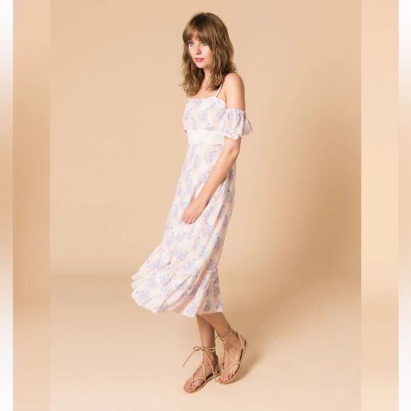 ATHENA PROCOPIOU Violet's Whisper Hippy silk Dress size 1/small - Picture 3 of 16